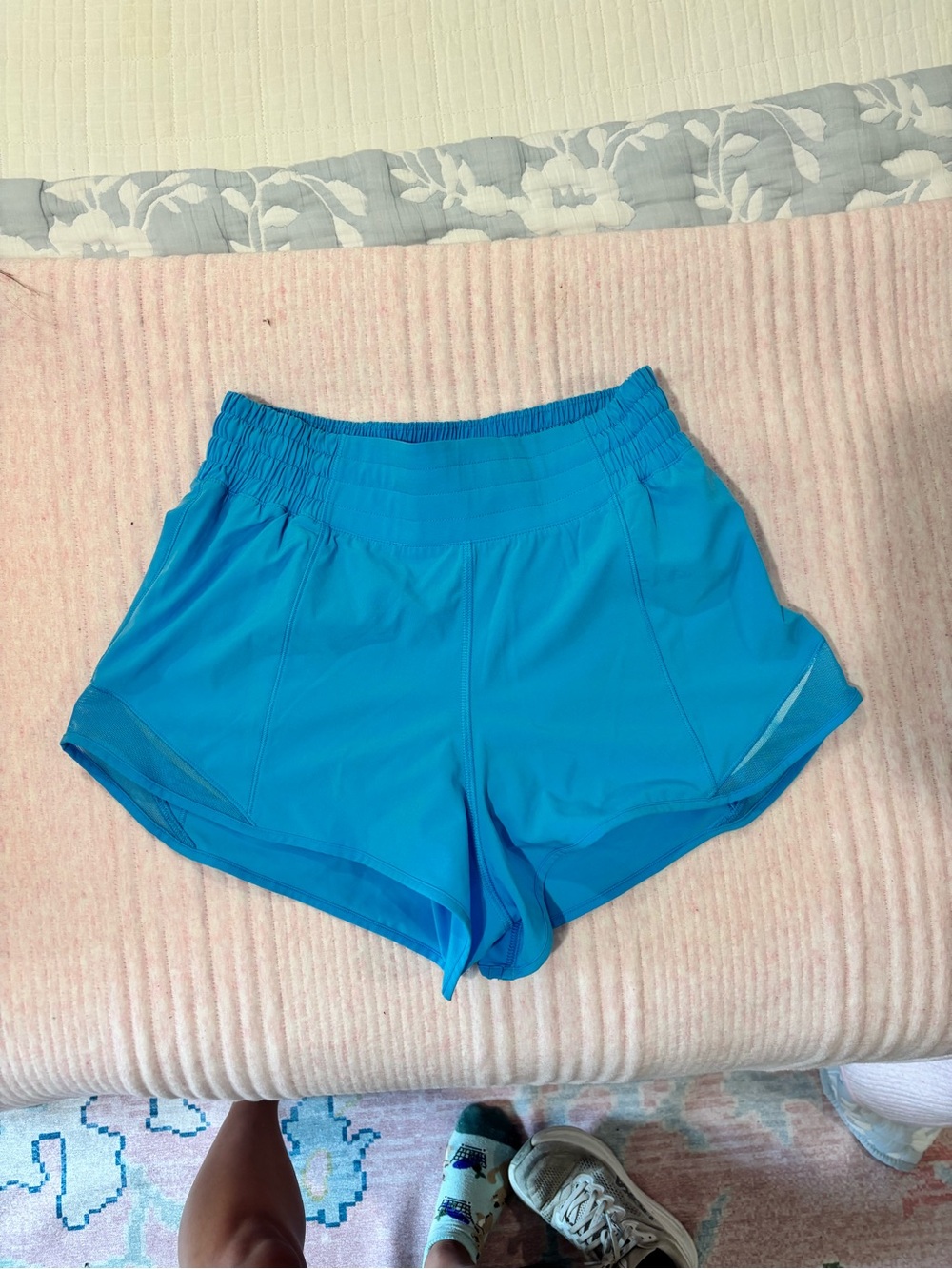 lululemon athletica Bright Blue Women's Athletic Shorts